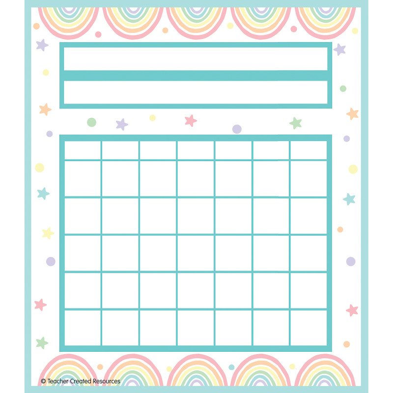 Pastel Pop Incentive Charts, Pack of 36