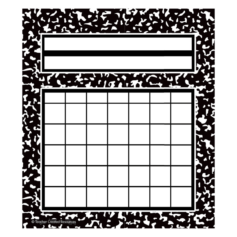Cool for School Composition Incentive Charts, Pack of 36