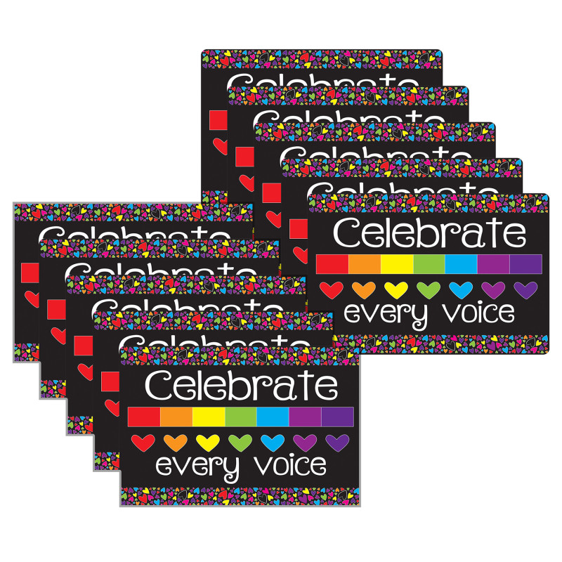 Computer Mouse Pad, 8'' x 10'', Celebrate Every Voice, Pack of 10