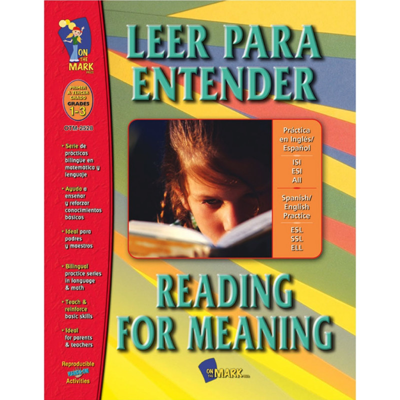 Leer para Entender/Reading for Meaning - A Spanish/English Workbook, Grades 1-3