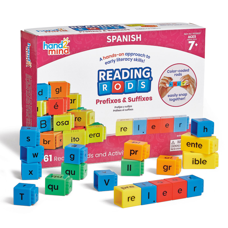 Reading Rods in Spanish, Prefixes & Suffixes