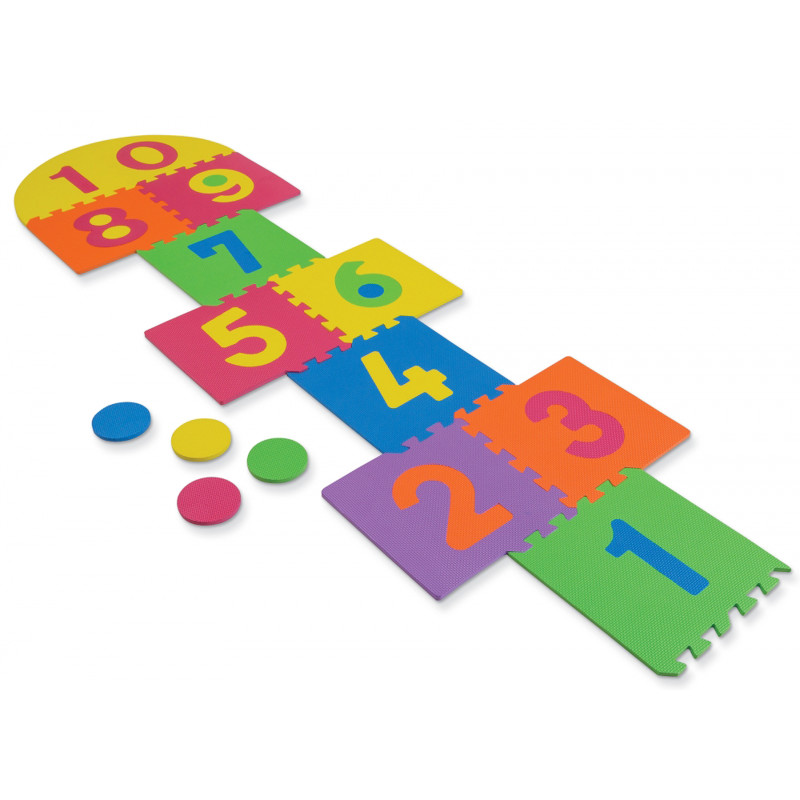 Hopscotch Puzzle Mat, 12'' x 12'', 26 Pieces