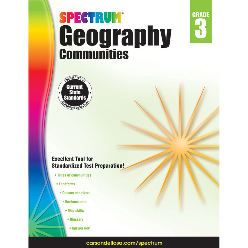 Spectrum Geography: Communities, Grade 3