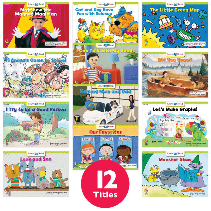 Learn to Read Variety Pack 14, Level G, 12 Titles