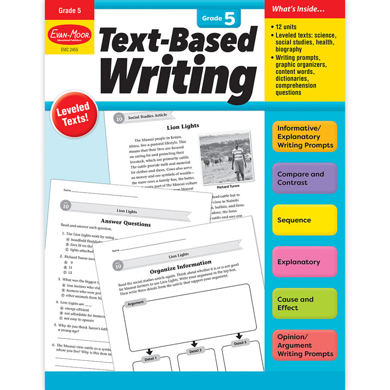 Text-Based Writing, Grade 5