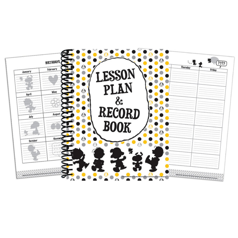 Peanuts Touch of Class Lesson Plan & Record Book