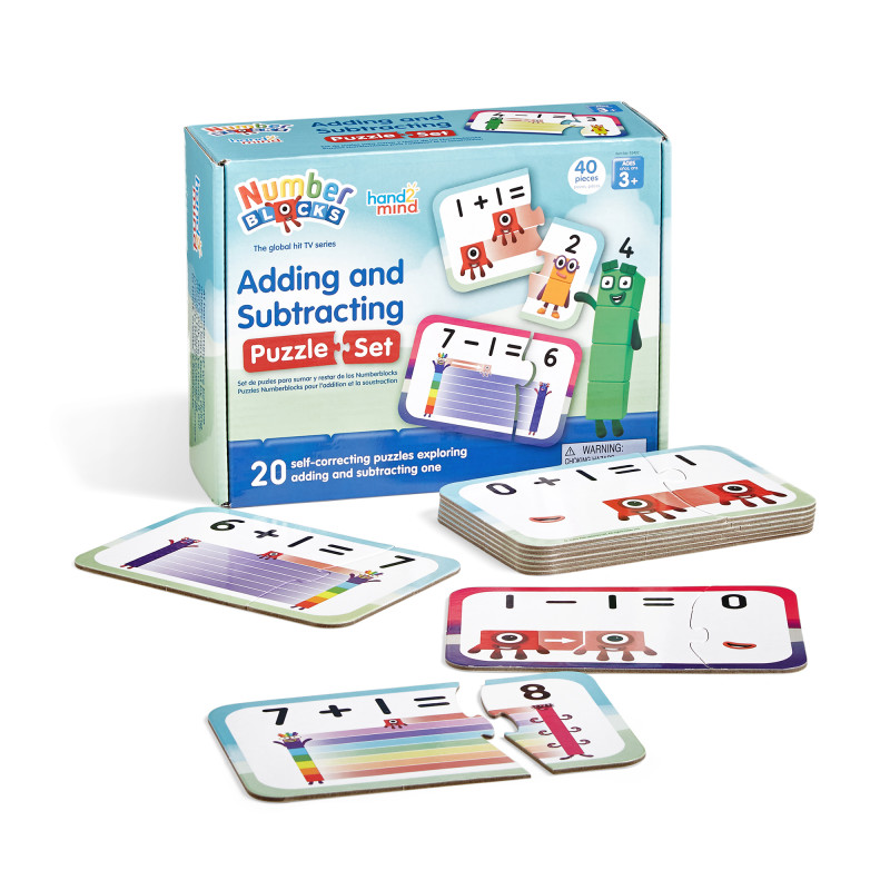 Numberblocks Adding and Subtracting Puzzle Set