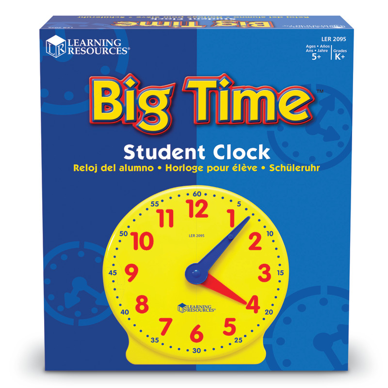 Big Time 12-Hour Student Learning Clock