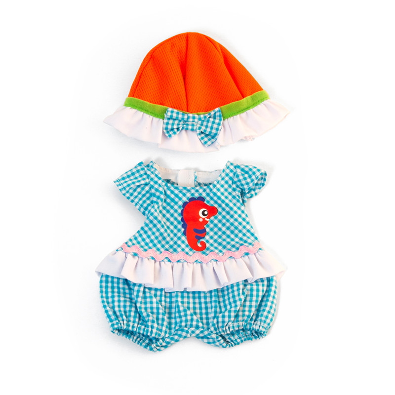 Doll Clothes, Fits 12-5/8'' Dolls, Warm Weather Romper/Hat Set