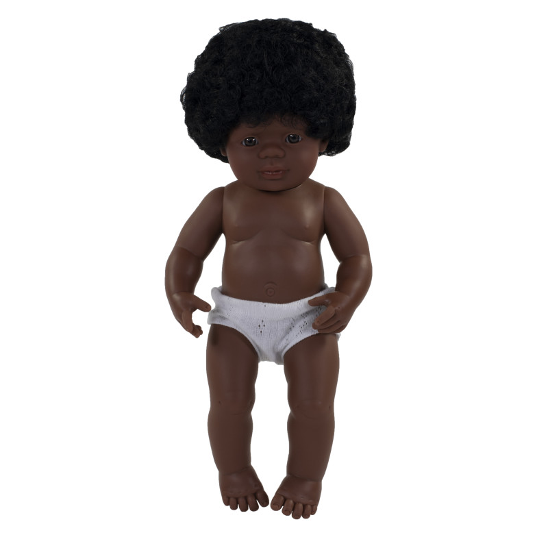 Anatomically Correct 15'' Baby Doll, African-American Girl