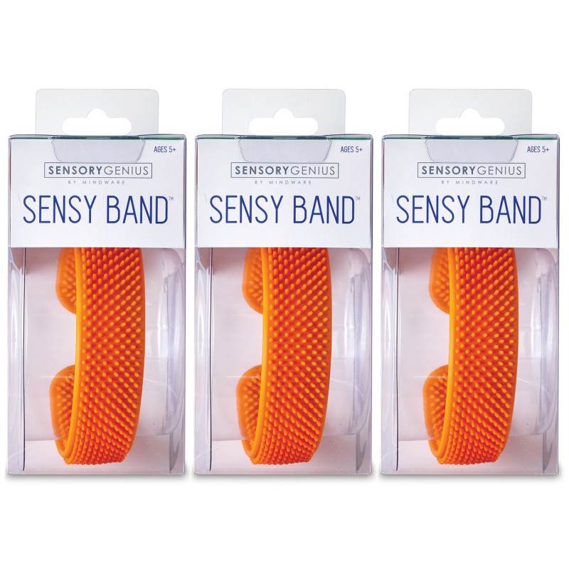 Sensy Band Fidget Wristband, Pack of 3