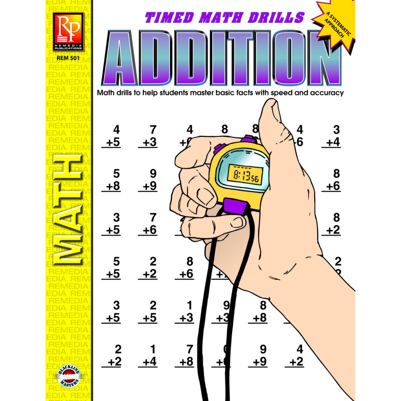 Timed Math Drills: Addition Workbook
