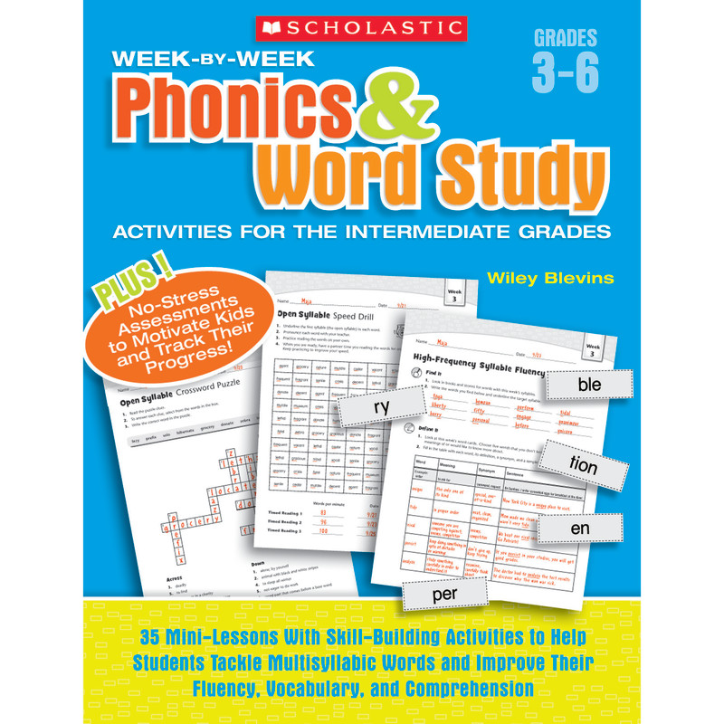 Week-by-Week Phonics & Word Study Book
