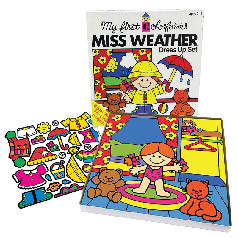 My First Colorforms Miss Weather Dress Up Set