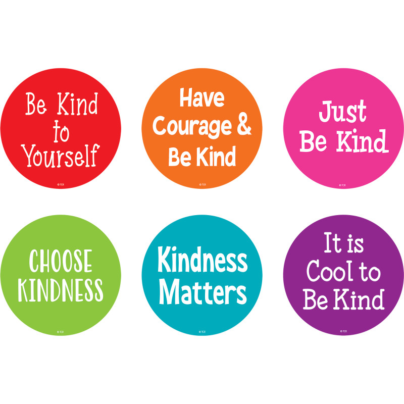 Spot On Floor Markers Kindness, 4'', Pack of 12