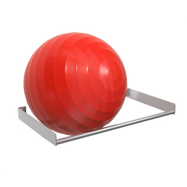 Wall Mount Exercise Ball Rack 36 W Adjustable Steel Storage Rack