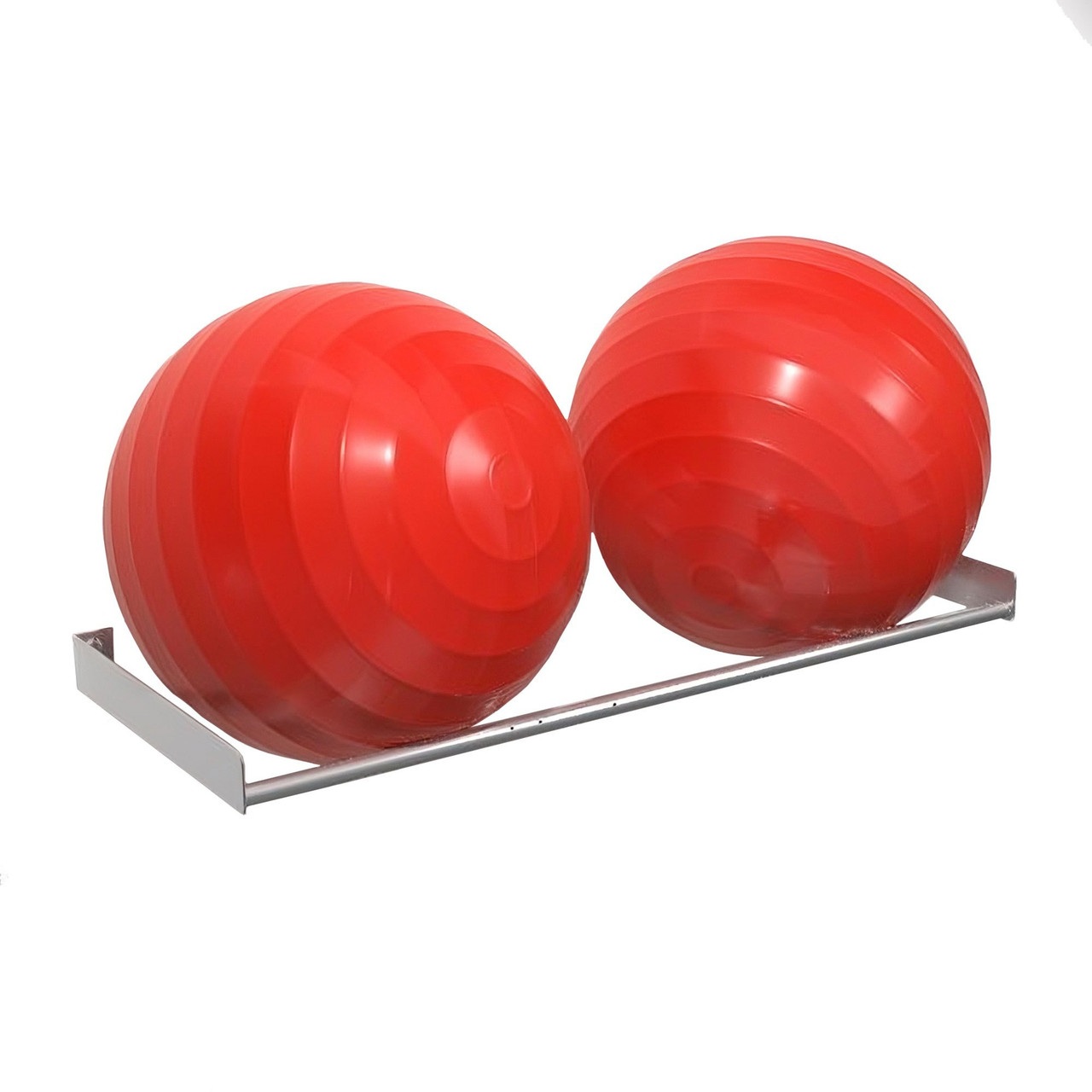 Wall Mount Exercise Ball Rack 42 W Adjustable Steel Storage Rack