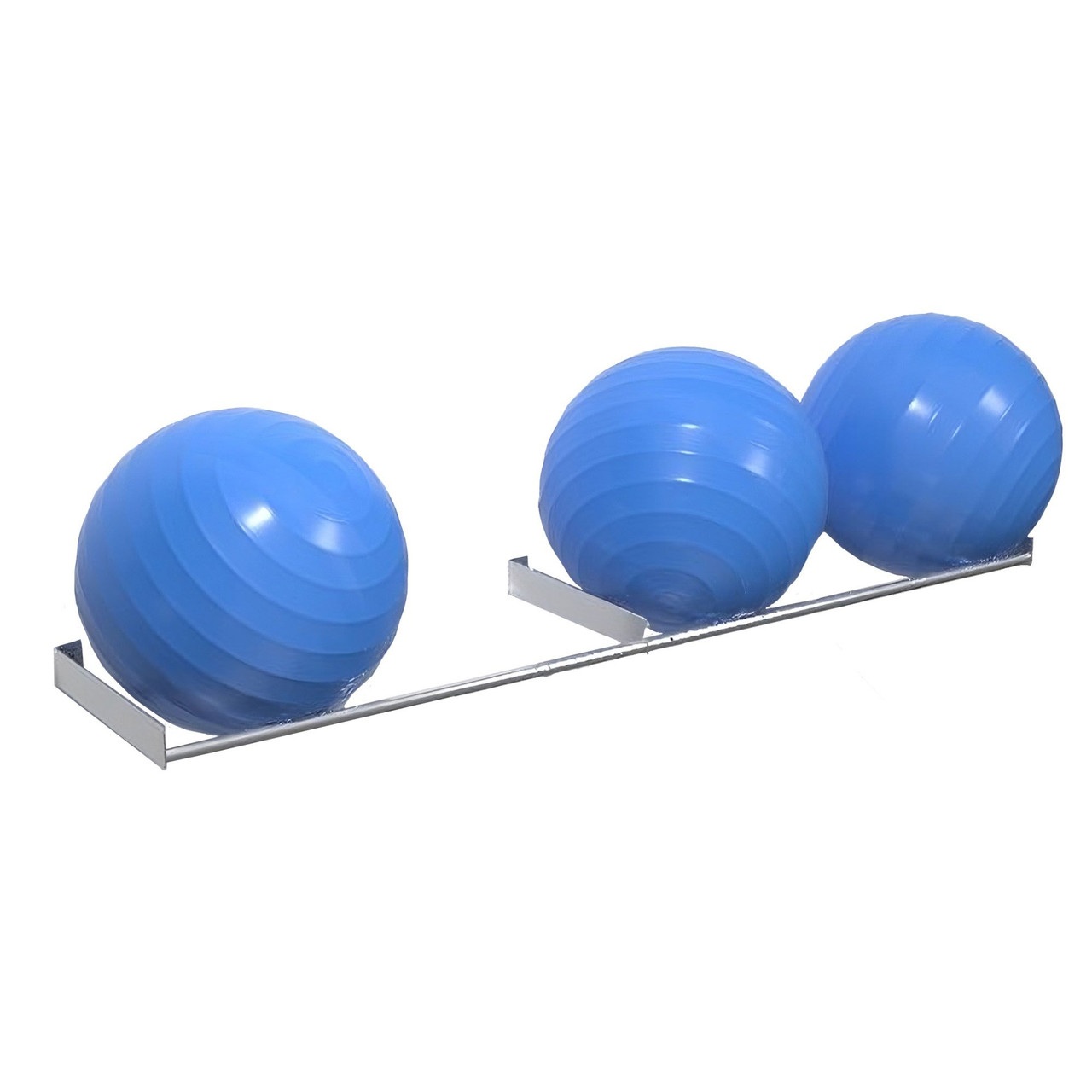 Wall Mount Exercise Ball Rack 72 W Adjustable Steel Storage Rack