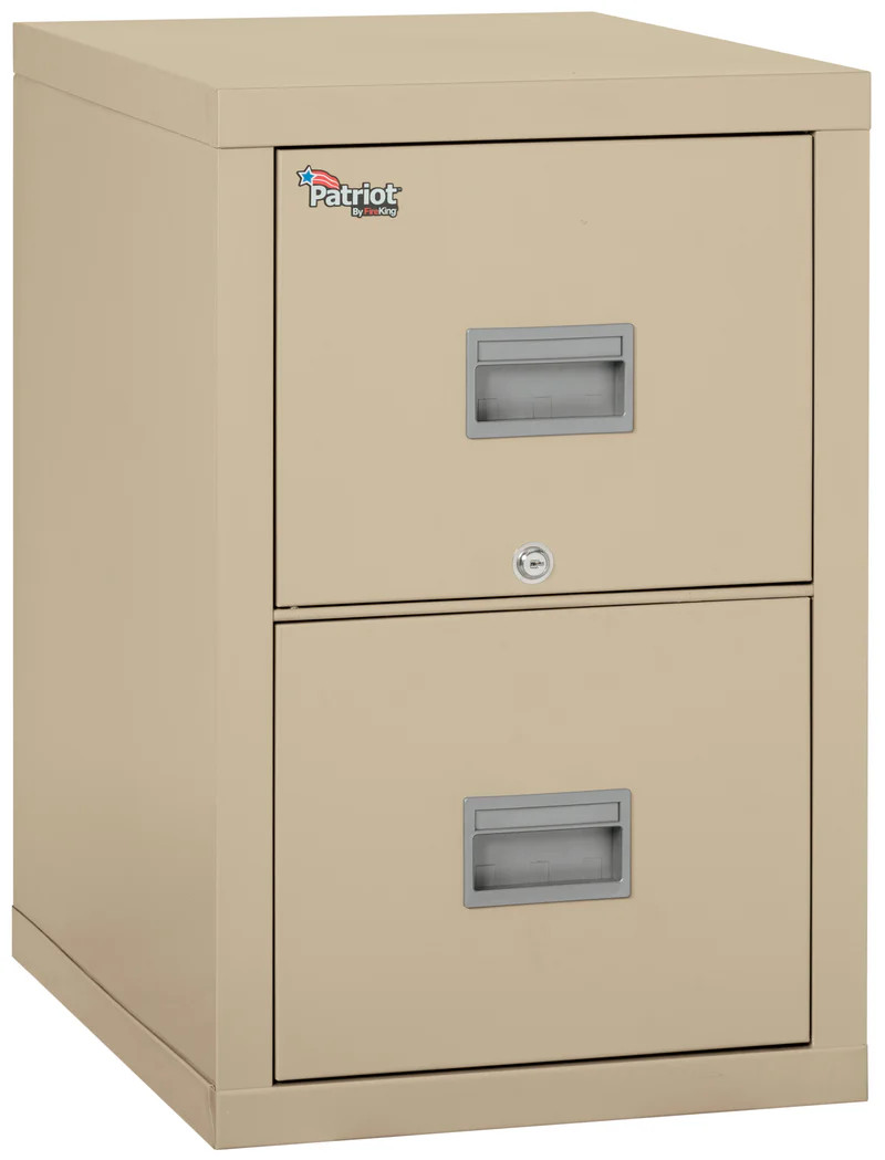 FireKing Patriot Series Fireproof File Cabinet - 2 Drawer - 18W 25D - Letter - 2P1825-C