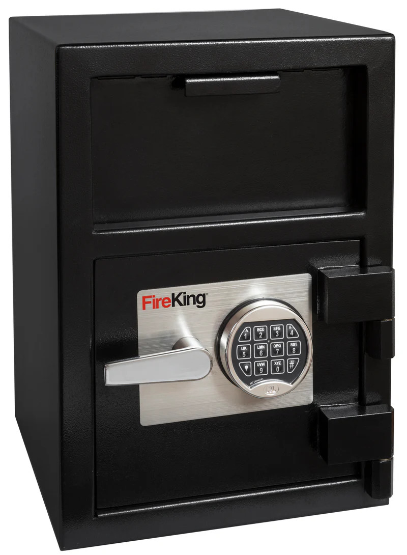 FireKing Depository Safe - Front Loading Drop Slot - Electronic Lock - SB2014-BLELMS