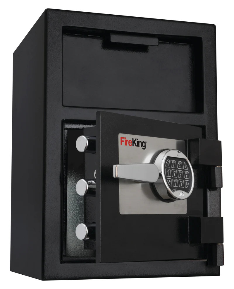 FireKing Depository Safe - Front Loading Drop Slot - Electronic Lock - SB2414-BLELMS