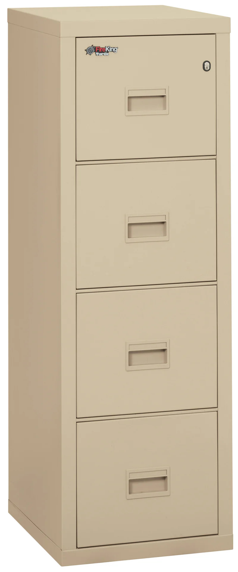 FireKing Turtle Designer Series Space Saving Fireproof File Cabinet - 4 Drawer - 18W 22D - Letter Legal - 4R1822-C