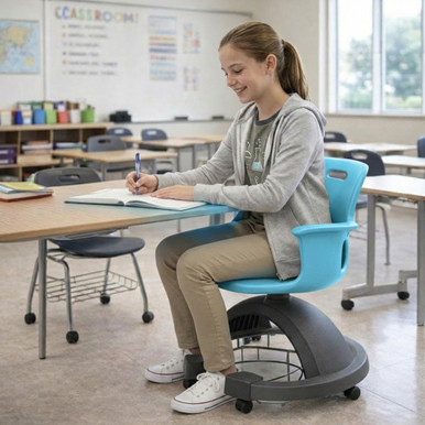 Sky Ethos 18-Inch Storage-Base Swivel Chair with Backpack Storage and Hard Casters - alternate view (25 