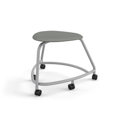 Storm Backless 360 Classroom Chair with Hard Caster Wheels