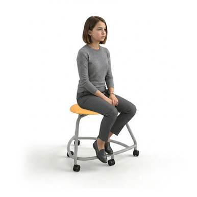 Storm Backless 360 Classroom Chair with Soft-Roll Casters - alternate view (26 in W x 18 in D x 26 in H)