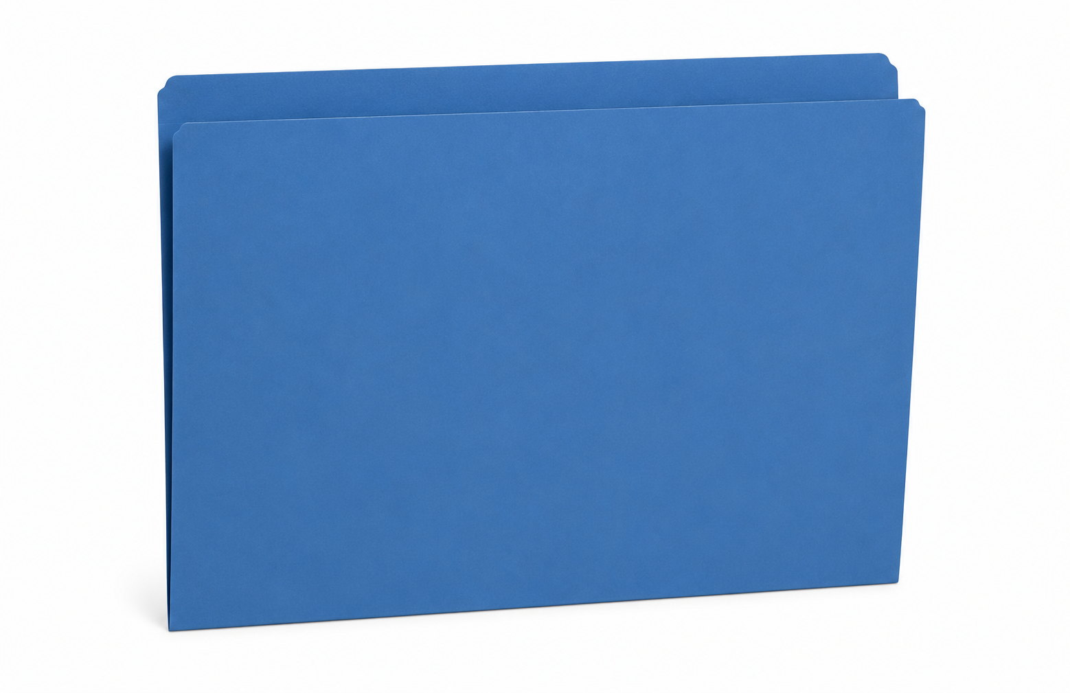 Top Tab Folder - 11Pt. Blue - Legal Size with Reinforced Full Cut Tab - 100/BX