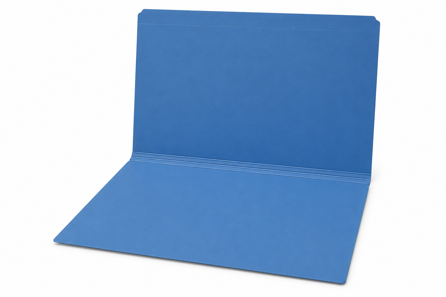 Top Tab Folder - 11Pt. Blue - Legal Size with Reinforced Full Cut Tab - 100/BX