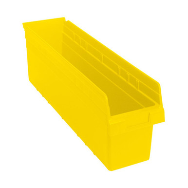 Economy Shelf Bin 24" x 7" x 8" - Yellow - Case of 8