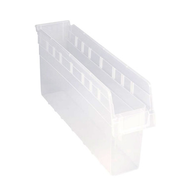 Economy Shelf Bin 24" x 4" x 8" - Clear - Case of 16