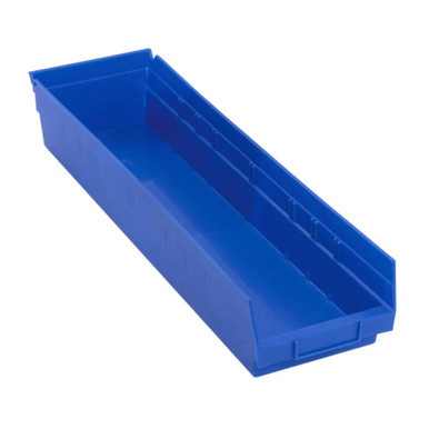 Economy Shelf Bin 18" x 11" x 4" - Blue - Case of 6