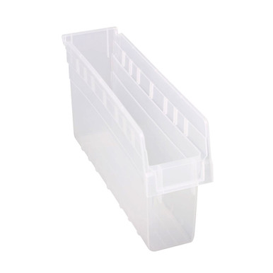Economy Shelf Bin 18" x 4" x 8" - Clear - Case of 20