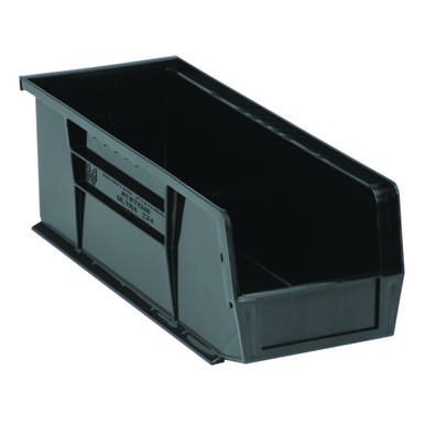 Ultra Stack and Hang Bins 14.75" W x 5.5" D x 5" H - Black - Case of 12