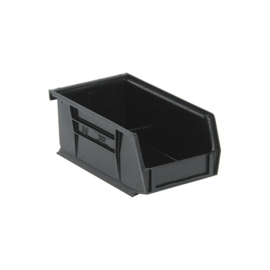 Ultra Stack and Hang Bins 7.38" W x 4.13" D x 3" H - Conductive Black - Case of 24