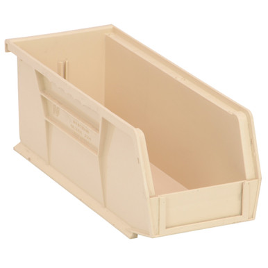 Ultra Stack and Hang Bins 10.88" W x 4.13" D x 4" H - Ivory - Case of 12