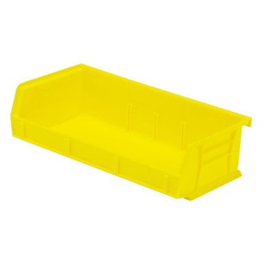 Ultra Stack and Hang Bins 5.38" W x 11" D x 3" H - Yellow - Case of 8