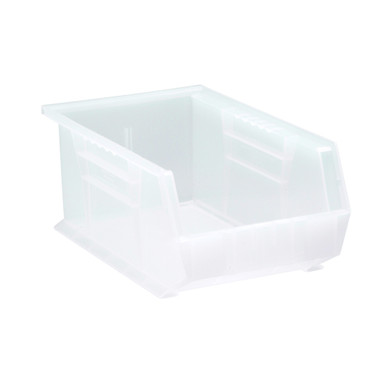 Ultra Stack and Hang Bins 13.63" W x 8.25" D x 6" H - Clear - Case of 12