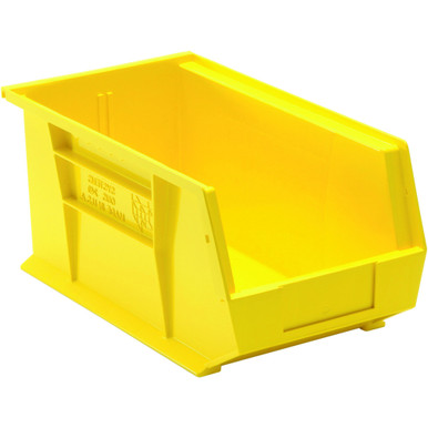 Ultra Stack and Hang Bins 14.75" W x 8.25" D x 7" H - Yellow - Case of 12