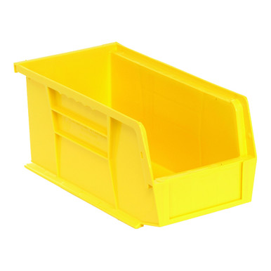 Ultra Stack and Hang Bins 10.88" W x 5.5" D x 5" H - Yellow - Case of 12