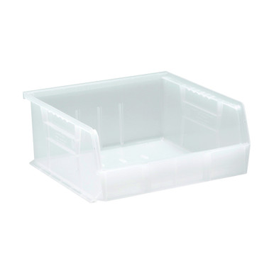 Ultra Stack and Hang Bins 10.88" W x 11" D x 5" H - Clear - Case of 6