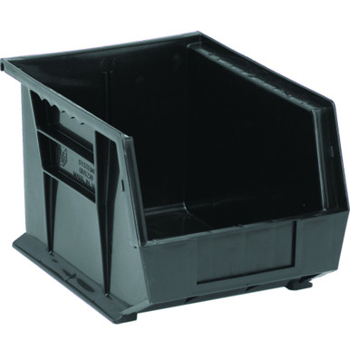 Ultra Stack and Hang Bins 10.75" W x 8.25" D x 7" H - Conductive Black - Case of 6