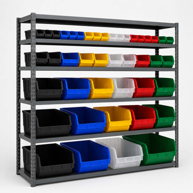 Black Mobile Hulk Container 18'' W x 16.5'' D x 14'' H - Case of 3 - alternate view (18 in W x 14 in D x 16.5 in H)
