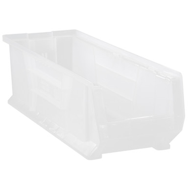 Jumbo Ultra Bins 23.88" W x 8.25" D x 9" H - Clear - Case of 6