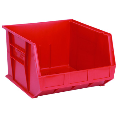 Ultra Stack and Hang Bins 18" W x 16.5" D x 11" H - Red - Case of 3
