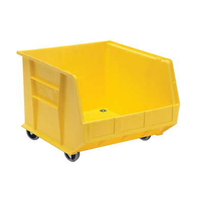 Mobile Hulk Bins 18" W x 16.5" D x 14" H - Yellow - Case of 3