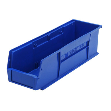 Ultra Stack and Hang Bins 18" W x 5.5" D x 5" H - Blue - Case of 12