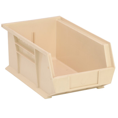 Ultra Stack and Hang Bins 13.63" W x 8.25" D x 6" H - Ivory - Case of 12